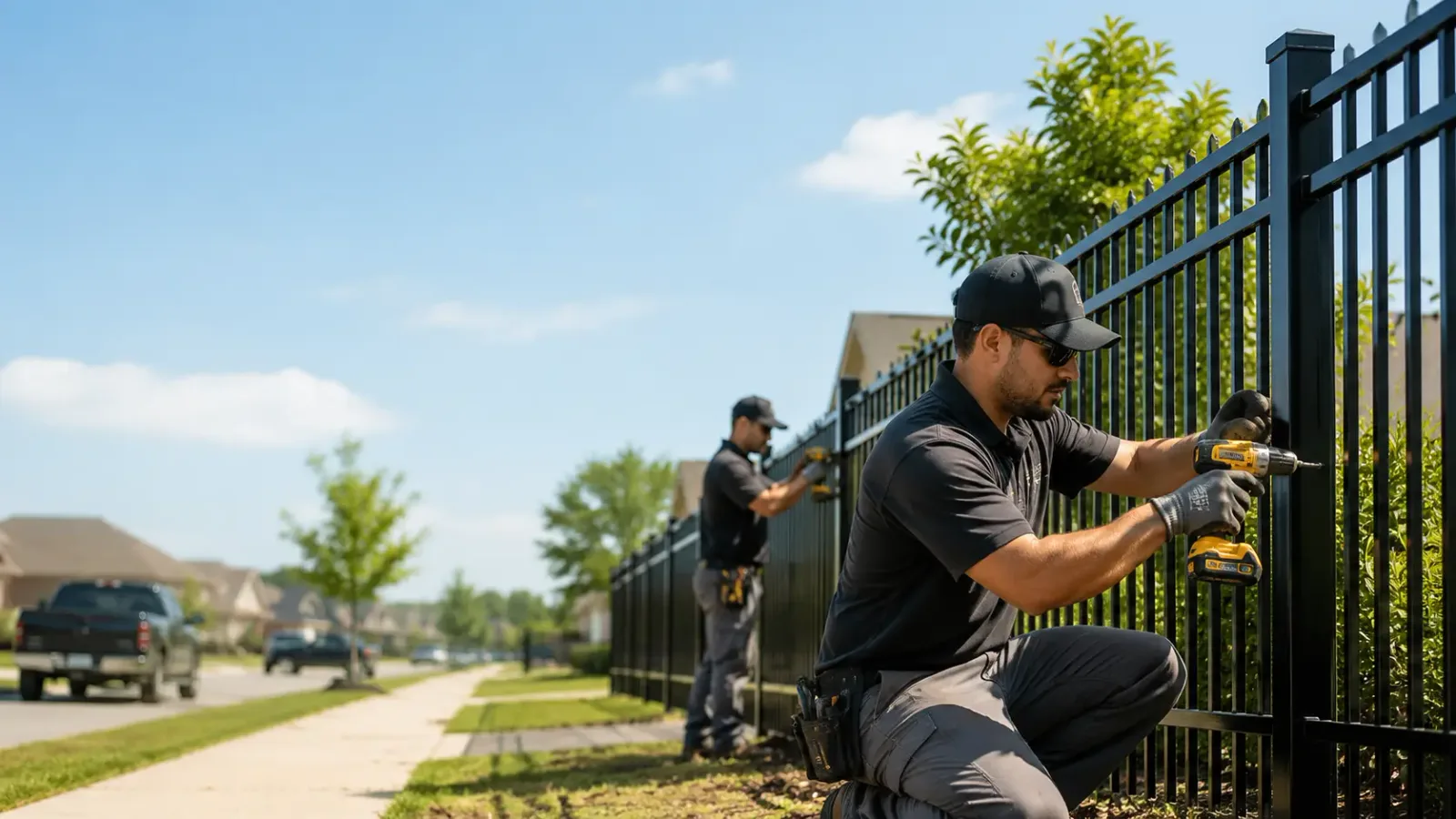 Metal Fence Installation in Durham, CT
